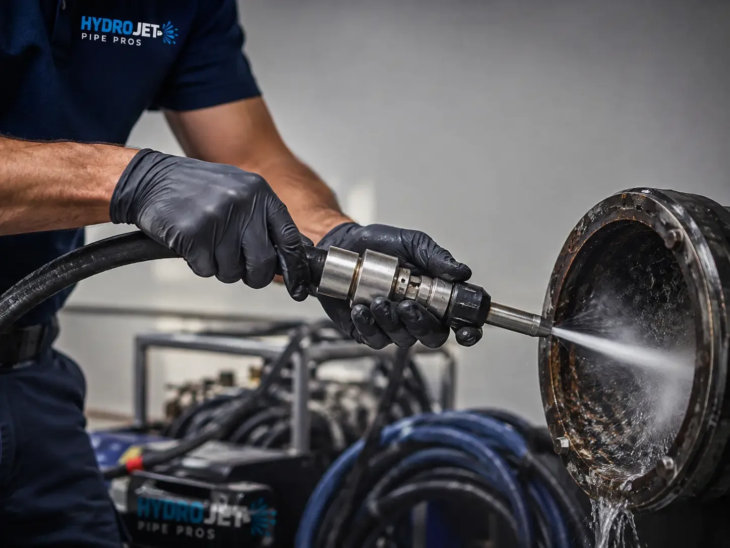 Hydro Jet Pipe Descaling in Rappahannock Academy, VA